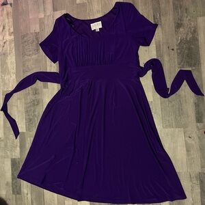 Julian Taylor Purple Dress
